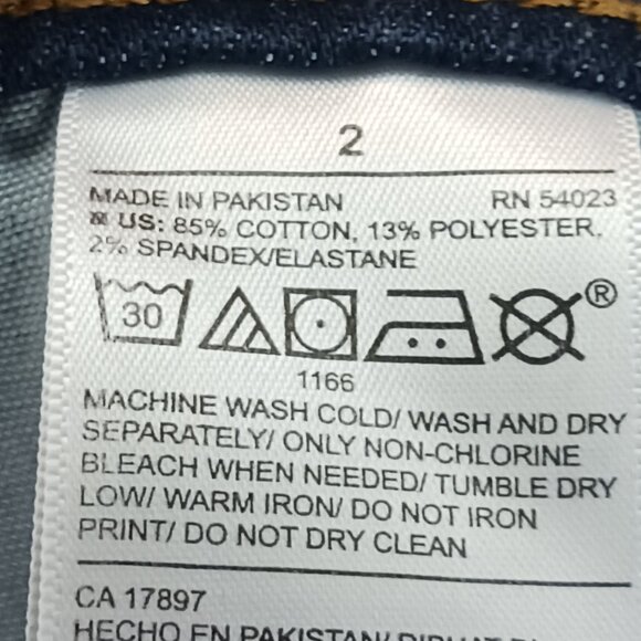 #311 - NWT Old Navy Blue Mid-Rise Jeans Size 2 - Picture 5 of 8